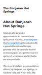 Mobile Screenshot of banjaranhotspringsretreat.com
